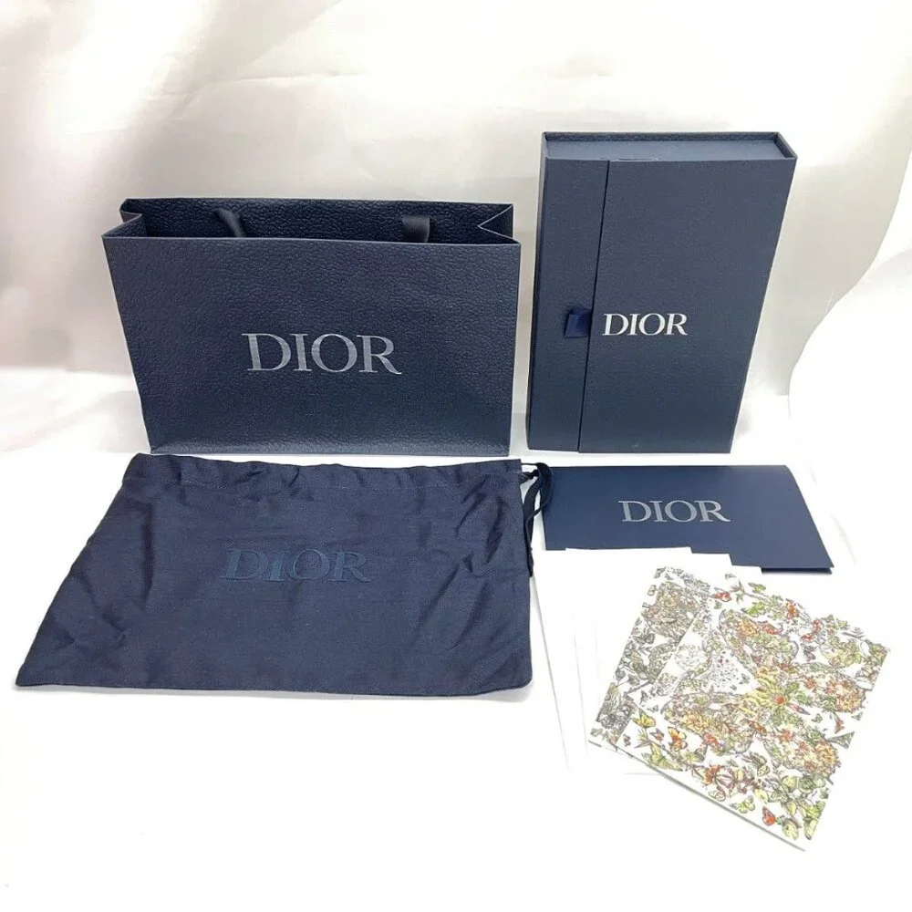 Dior Long Wallet Saddle Long Zip Wallet 2 Ykk h00 N Black